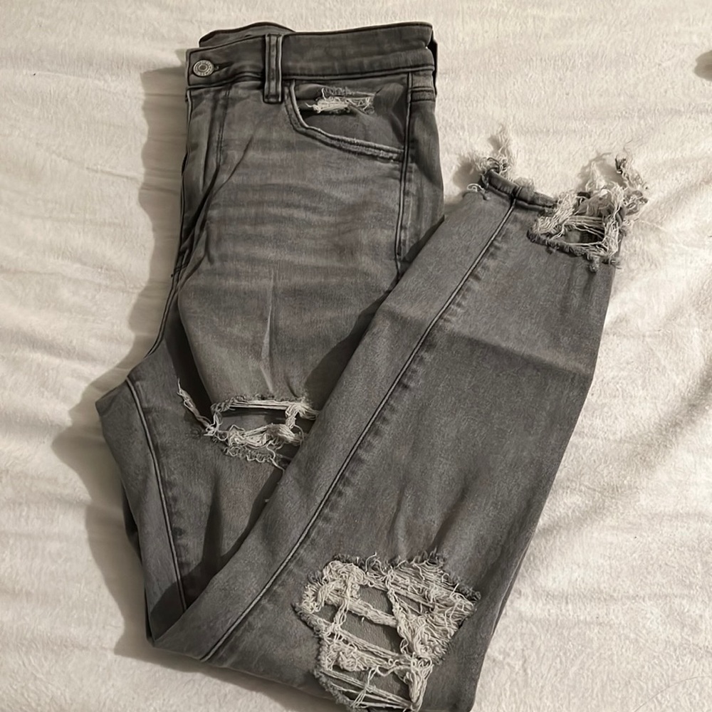 AE super hi rise jeggings